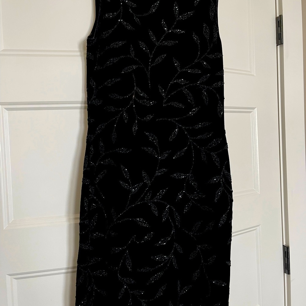 Black cocktail dress